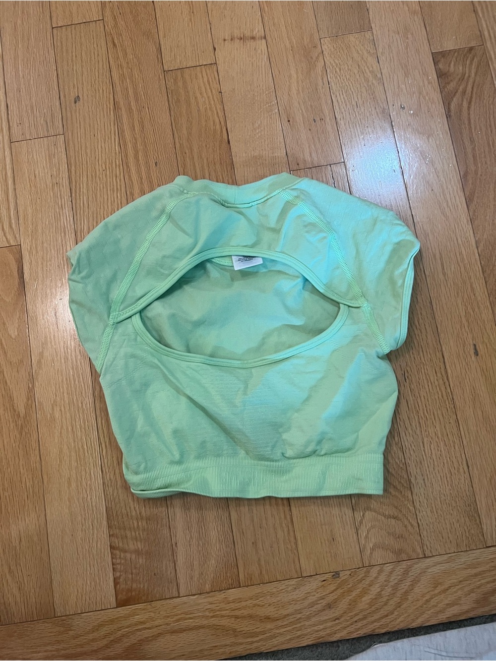Gymshark Mint Green Short Sleeve Crop Top